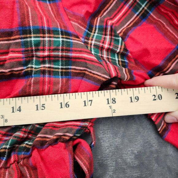 CUPSHE Women's Plaid Fall Dress Long Sleeve Tie Belt Large - Picture 8 of 10